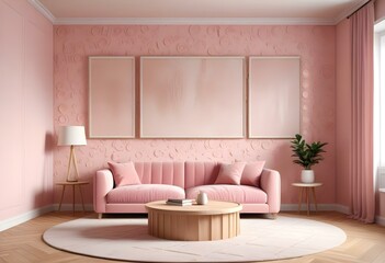 modern living room with sofa
