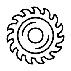 Circular Saw line icon