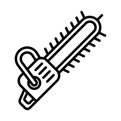 Chainsaw line icon