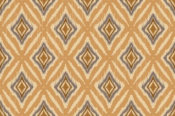 Aztec fabric carpet boho mandalas textile decorate wallpaper. Ikat ethnic seamless pattern decoration design. Tribal native motif decorative elements traditional embroidery vector background
