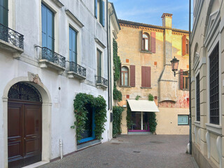 palazzi storici di treviso, italia