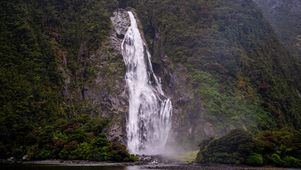 Bowen Falls, Milford Sound, New Zealand