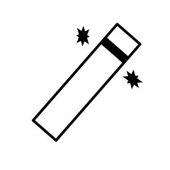 Hand Drawing Of Magic wand icon
