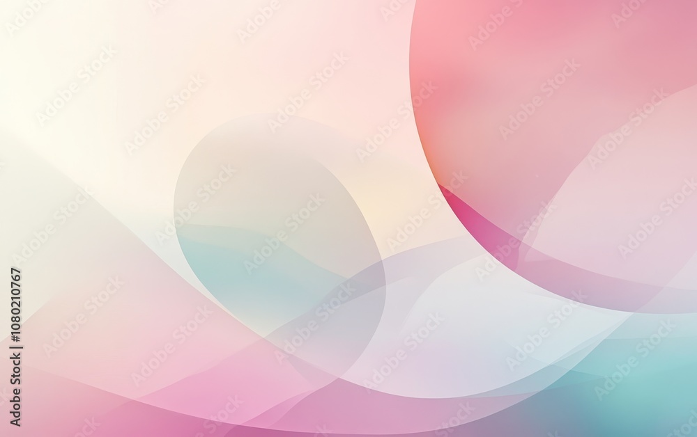 Poster Soft Minimalist Abstract Background with Gentle Curves and Subtle Color Transitions for Modern Design Projects