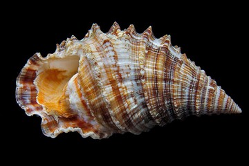 Lined moon sea shell  a captivating photography shot of natica lineata in nature s design