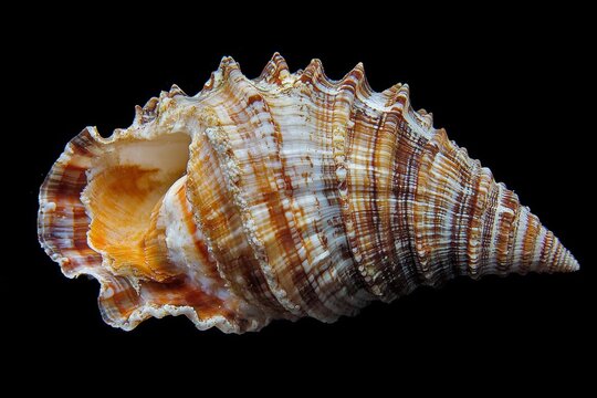 Lined moon sea shell  a captivating photography shot of natica lineata in nature s design