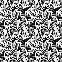 lettering pattern illustration black and white background	