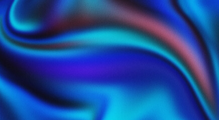Vibrant Swirling Blur with Grainy Texture in Blue and Pink Tones