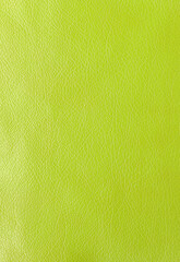 Texture of genuine leather, artificial leatherette green background