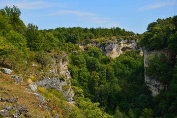 Mountain slopes of the Mishoko River gorge