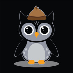 cute cartoon vector animals.  illustration for kids