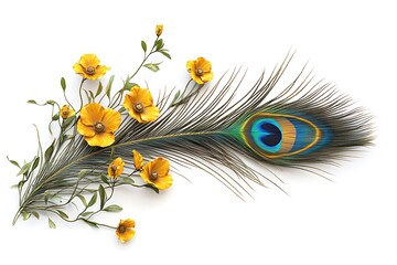 natural ganesh or ganesha flower image as hindu god