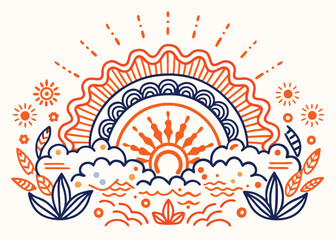 Obraz premium Illustrator Artwork of-a-hyper-realistic-random-gradient-design flowers 