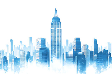 Fototapeta premium modern city skyline
