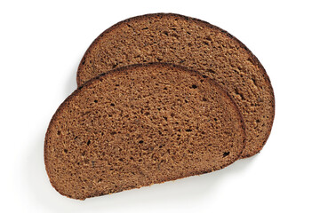 Slices of rye bread