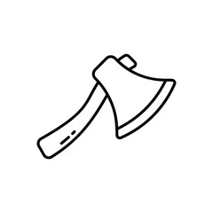 Axe  vector icon stock illustration