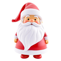 santa claus with red hat christmas holiday isolated on transparent background png
