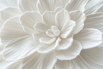 Obraz premium A single white flower sitting on a table