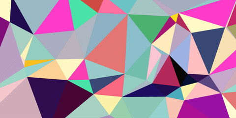 colorful polygonal background