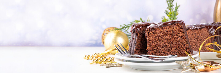 Christmas Gingerbread chocolate cake