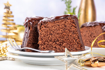 Christmas Gingerbread chocolate cake