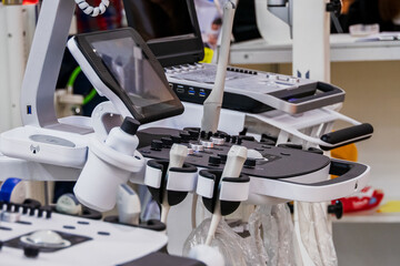 Compact modern device for ultrasound examination.