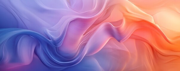 Fototapeta premium Soft pastel background and flowing lines
