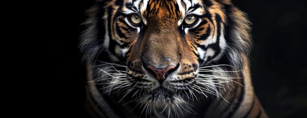 Fototapeta premium Close Up of a Tiger's Face