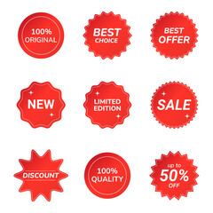 set of sale labels