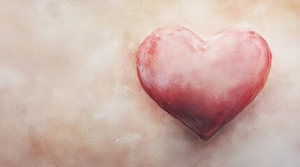 Fototapeta premium The Heart on Soft Background