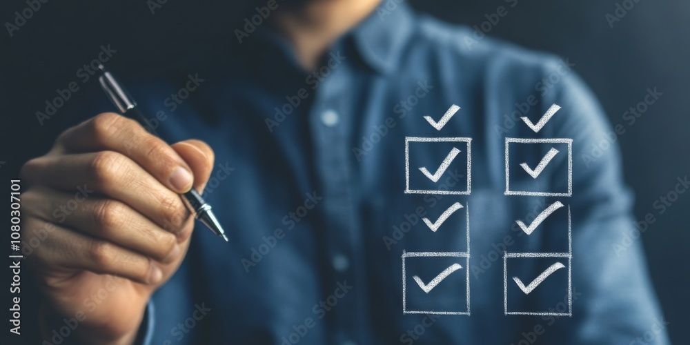 Poster Effective task management and detailed checklists are crucial for streamlining operations, ensuring tasks are completed efficiently, and leading to better outcomes and success in any organization