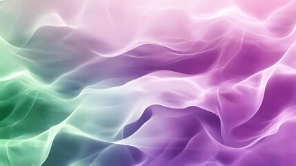 Obraz premium Abstract wavy patterns in soft pastel colors creating a soothing visual effect.
