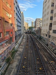 Fototapeta premium city trainline