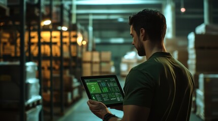 The Man Using Tablet Inventory