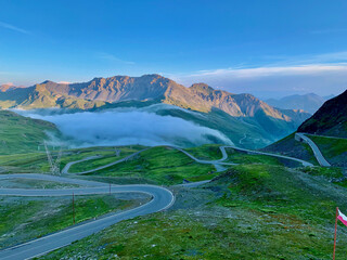 Stelvio Pass (Passo Del Stelvio) in the Italian Alps