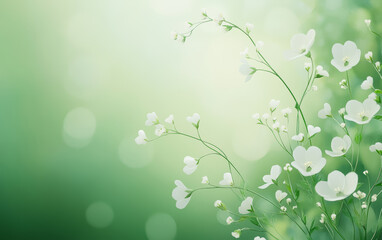 Retro style floral texture art background
