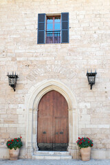 The Royal Palace of La Almudaina, Palma de Majorca, Spain. This is the Alcazar (fortified palace) of Palma.