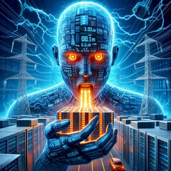 Die künstliche Intelligenz saugt sehr viel elektrischen Strom aus dem Netz. Energieversorgung am Scheideweg.