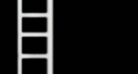 Grey stair on black grainy background dark noisy  abstract monochrome gradient banner poster cover backdrop design