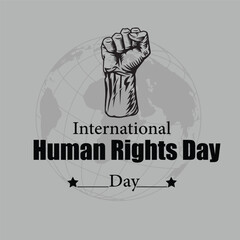Human Rights Day. December 10. Holiday concept. template for background with banner, Human Rights Day. Human Rights social media poste
