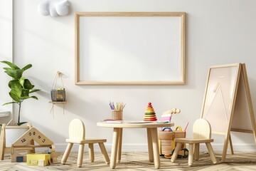 Child's playroom setup cozy home environment interior design bright and inviting creative space family lifestyle