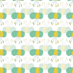 Vibrant Exotic Flowers Seamless Pattern for textile and background design