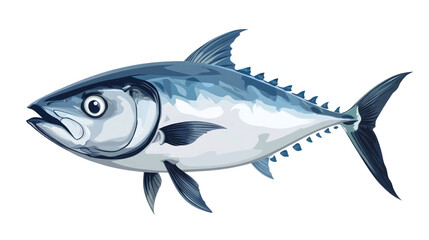 Naklejka premium bluefin tuna water color