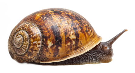 Mollusk on a white background. isolated background.