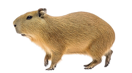close up of a capybara