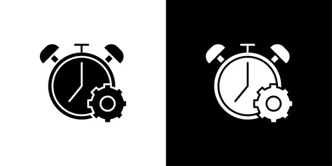 Obraz premium work Efficiency icon Outline sign symbol set