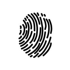 Fingerprint Line Icon