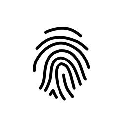 Fingerprint Line Icon