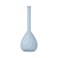 Illustration of glass flask 