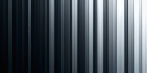 Obraz premium Abstract black and white background with loop animation of vertical lines and stripes